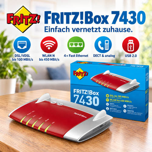 Avm fritzbox 7430 vdsl - 7430,