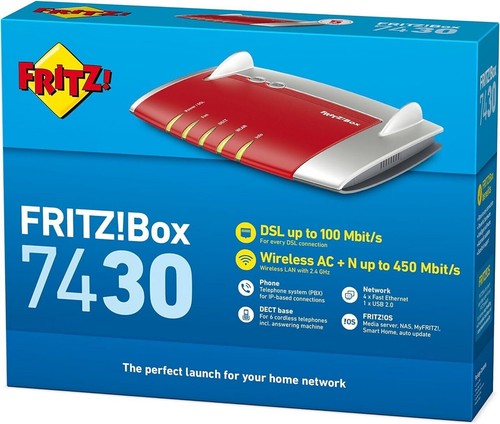 Avm fritzbox 7430 - wlan, router